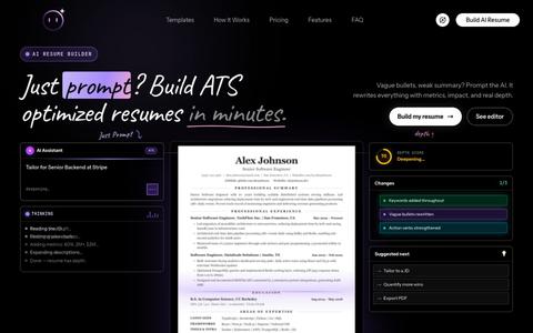 KyroGPT - Professional Resume Builder & ATS Optimizer — screenshot