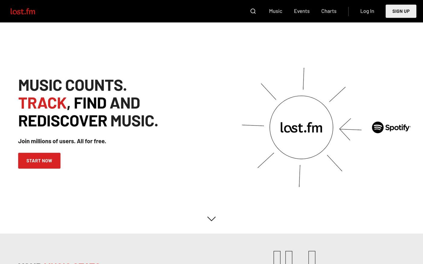 Last.fm | Play music, find songs, and discover artists — screenshot
