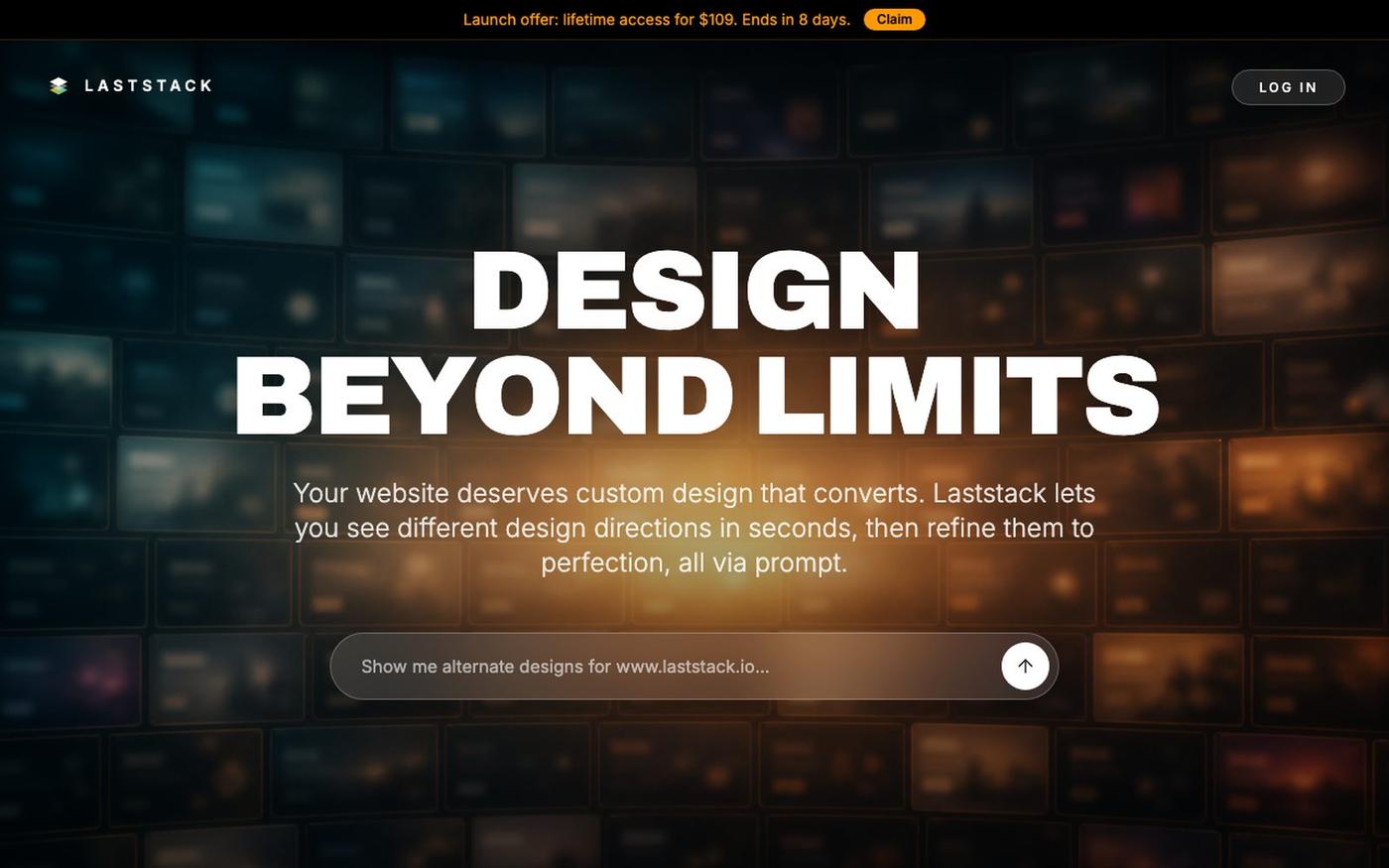 Laststack — Design Beyond Limits — screenshot