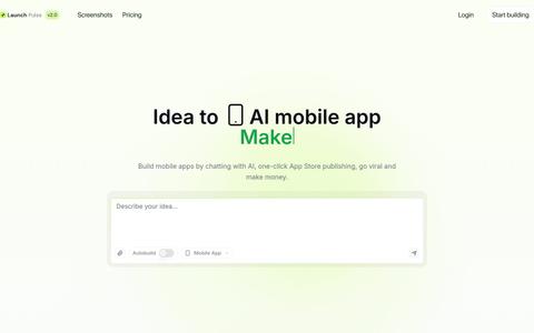 LaunchPulse — screenshot