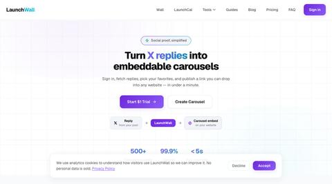 LaunchWall — screenshot