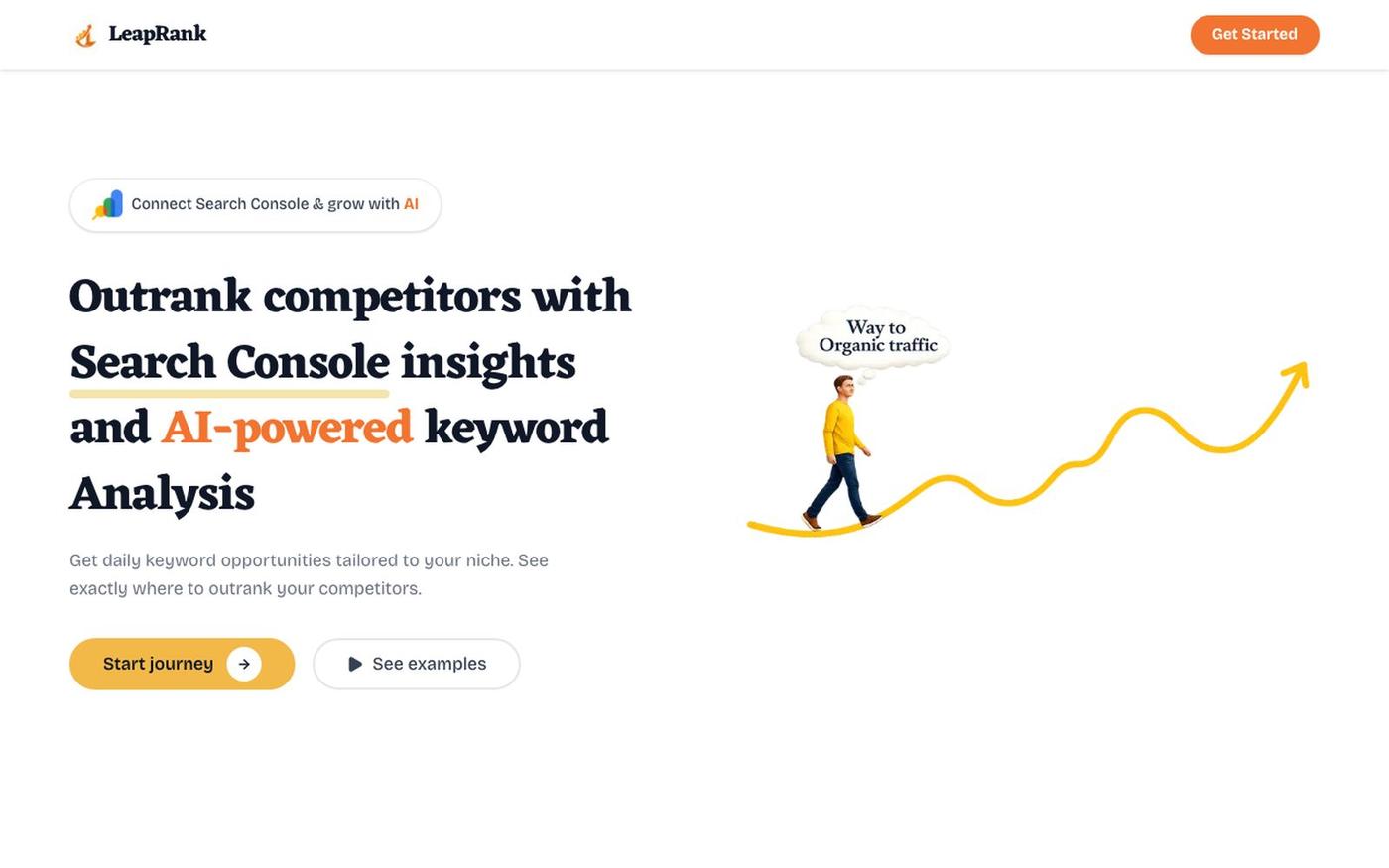 LeapRank | Outrank Your Competitors on Google — screenshot