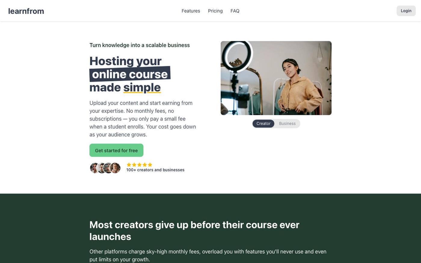 learnfrom.co — screenshot