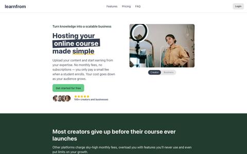 learnfrom.co — screenshot