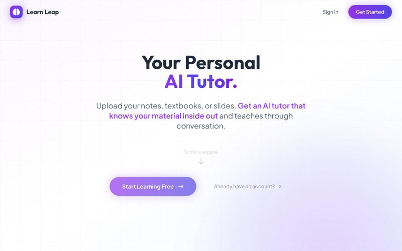 Learn Leap — screenshot