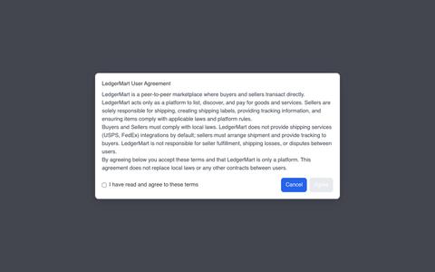 LedgerMart — screenshot