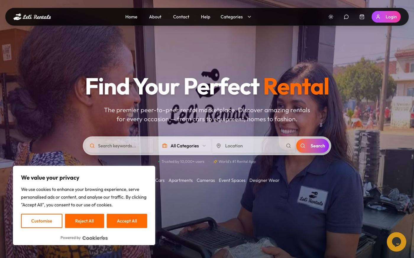 Leli Rentals - Find Your Perfect Rental — screenshot