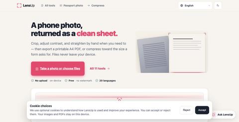 lensup-ai — screenshot