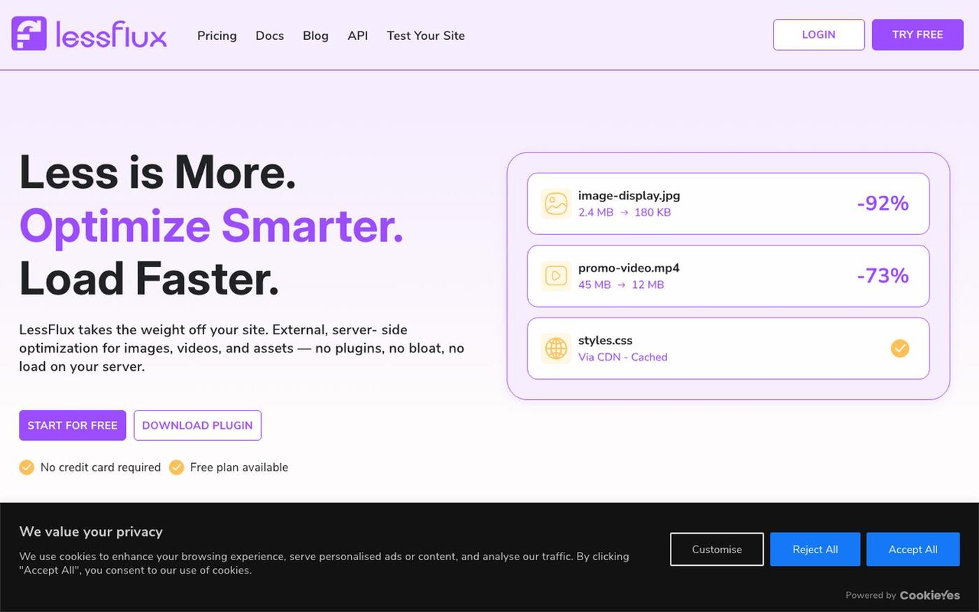 lessflux — screenshot