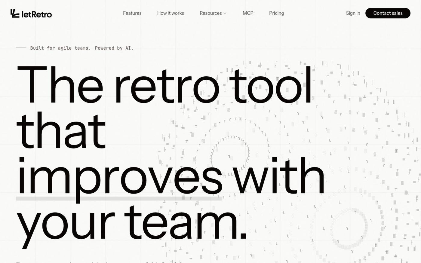 letRetro - AI-Powered Retrospectives for IT Teams — screenshot