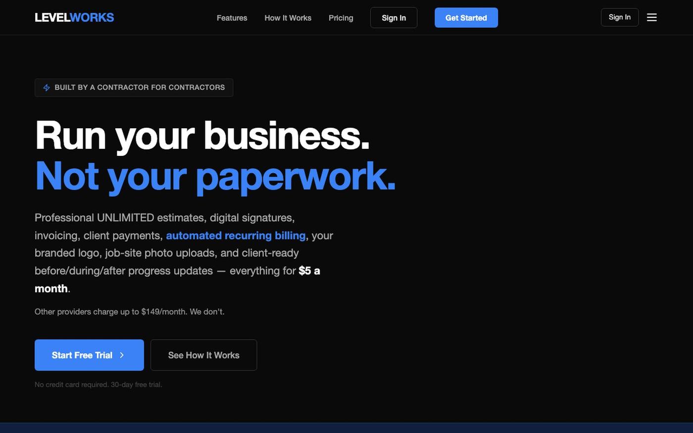 levelworks.org — screenshot