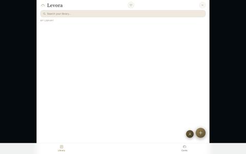 Levora — screenshot