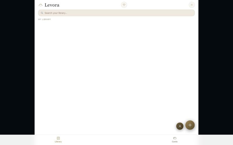 Levora — screenshot
