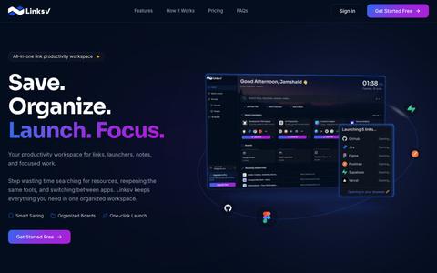 Linksv - Smart Workflow Hub — screenshot
