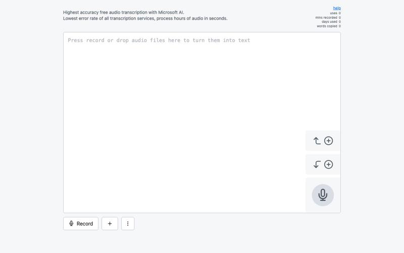 List55 - Fast voice transcription to lists — screenshot