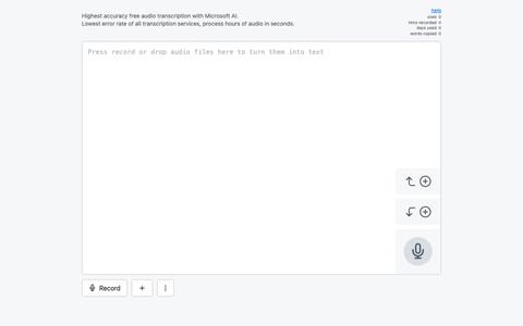 List55 - Fast voice transcription to lists — screenshot