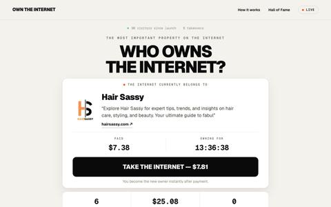Who Owns the Internet? — screenshot