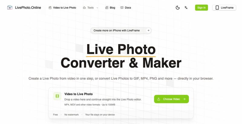livephoto-online — screenshot