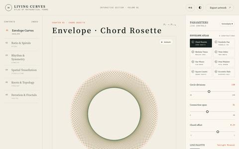 Atlas of Living Curves — screenshot