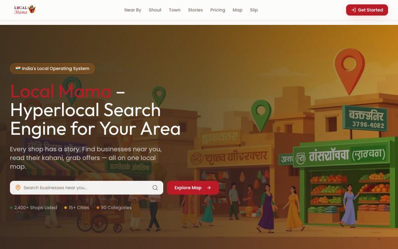 Local Mama – Hyperlocal Search Engine for Your Area — screenshot