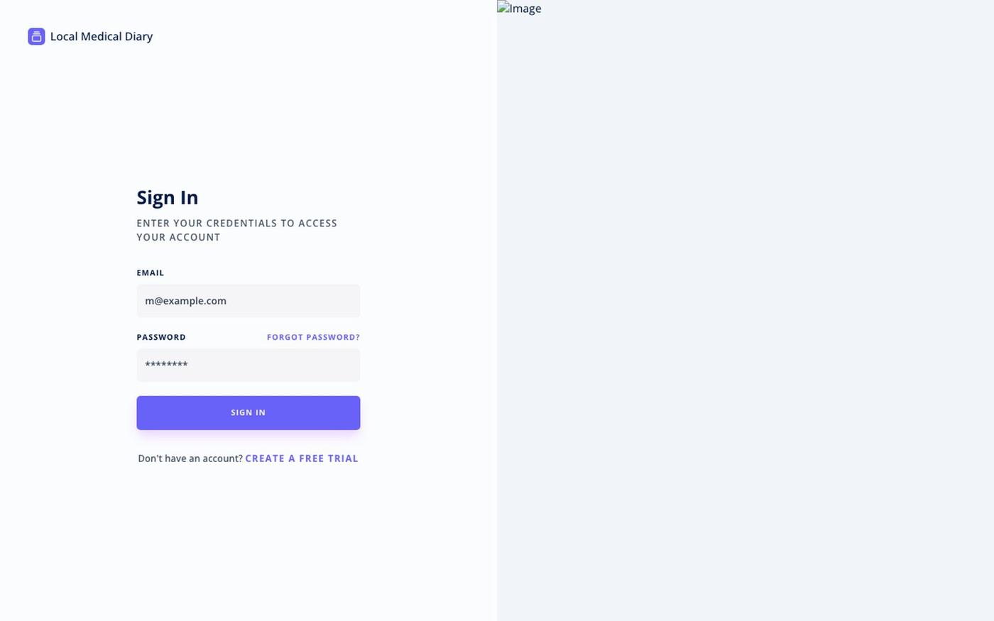 Local Medical Diary - Practice Management — screenshot
