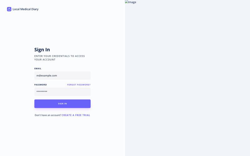 Local Medical Diary - Practice Management — screenshot