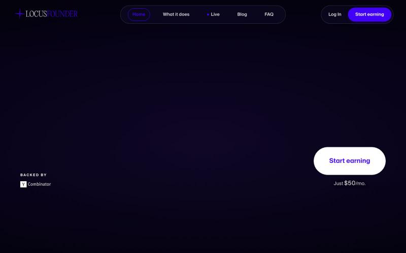 Locus Founder — AI Co-Founder & AI Business Builder — screenshot