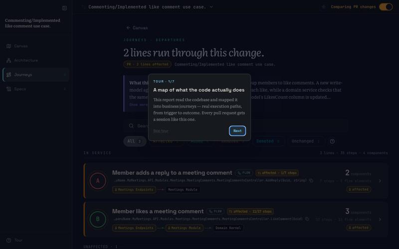 Underscore PR Report — screenshot