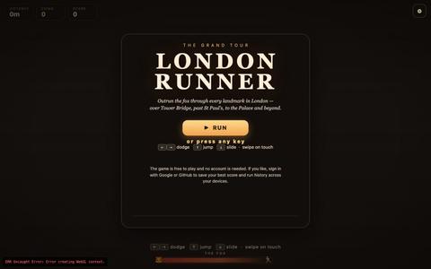 London Runner — The Chase — screenshot
