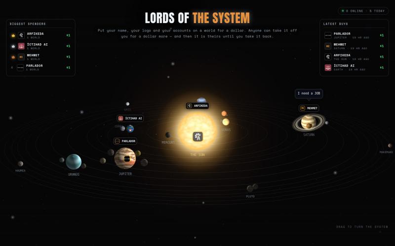 Lords of the system — screenshot