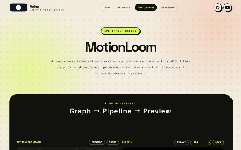 MotionLoom - GPU Effect Engine — screenshot