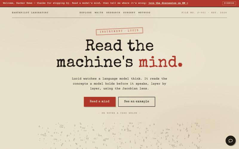 Lucid — Read the machine's mind — screenshot