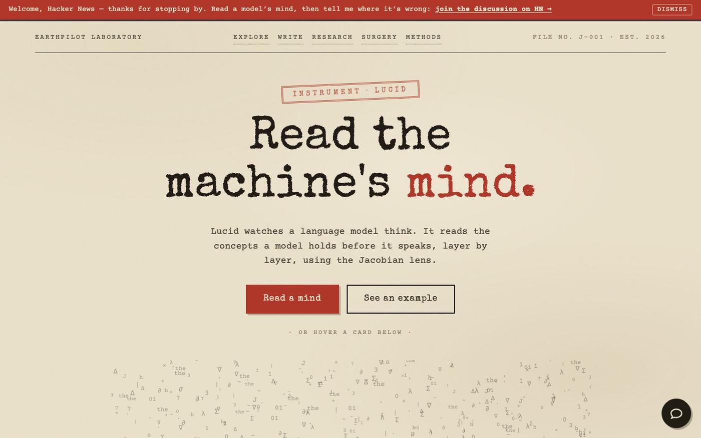 Lucid — Read the machine's mind — screenshot