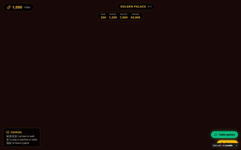 Golden Palace — 3D Casino Floor — screenshot