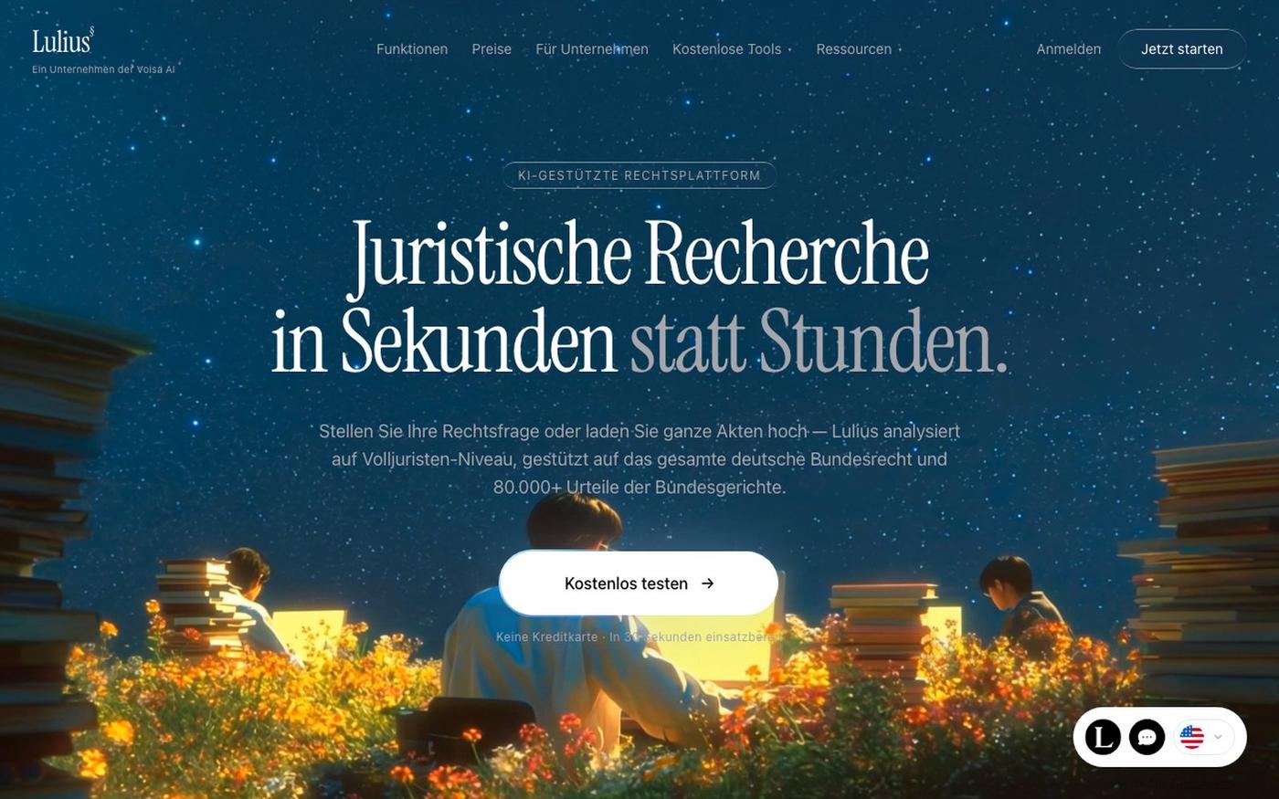 KI-gestützte Rechtsplattform für Kanzleien und Verbraucher — screenshot