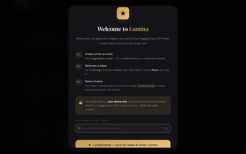 Lumina — AI Image Studio — screenshot