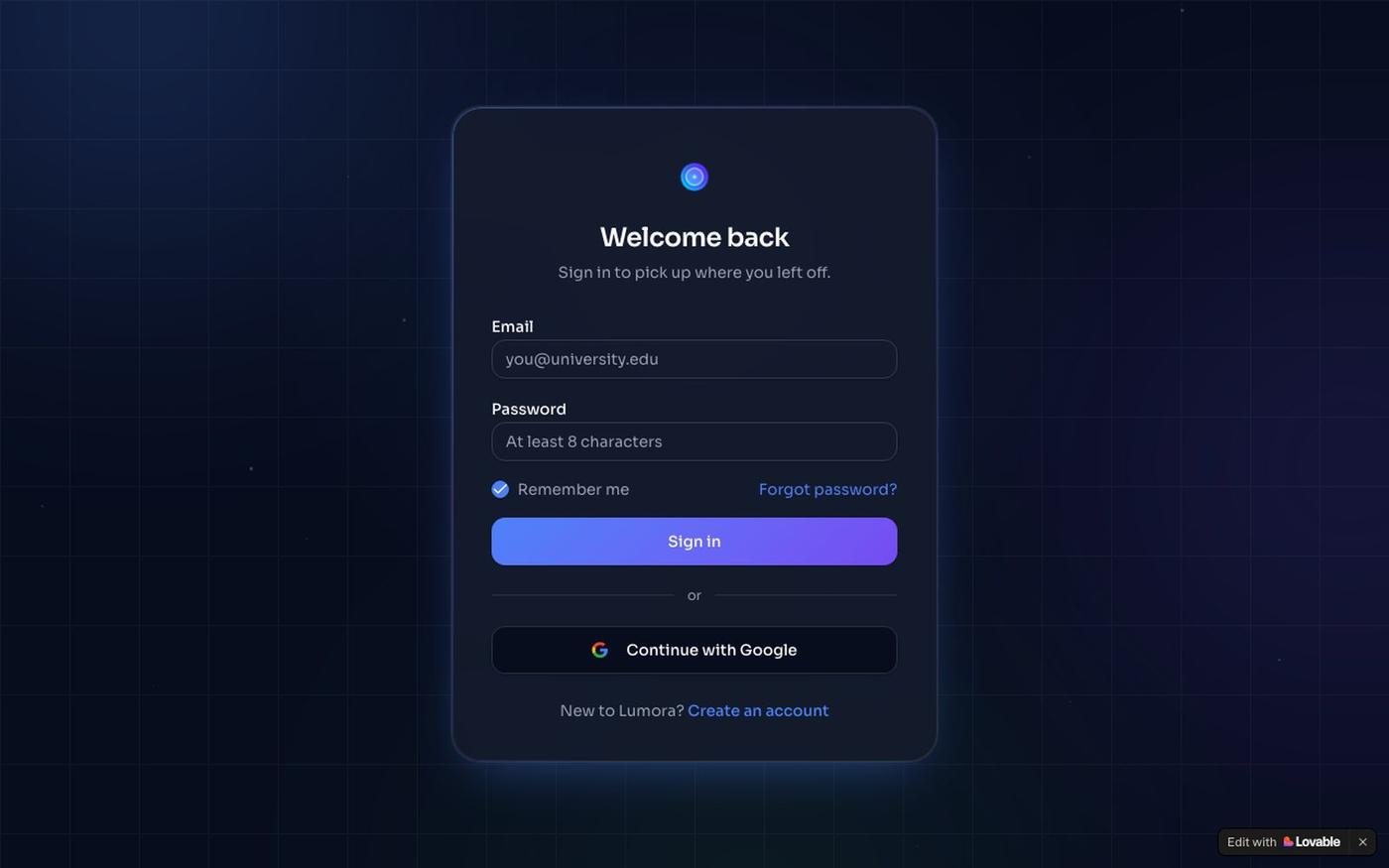 Lumora — Your AI study companion — screenshot