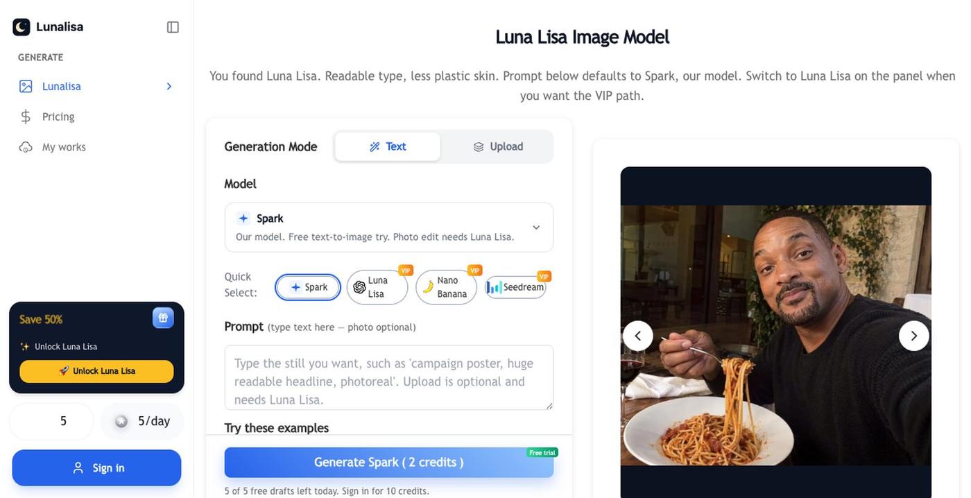 lunalisa-cc — screenshot