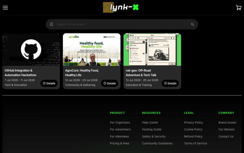 The Ultimate Event App — screenshot