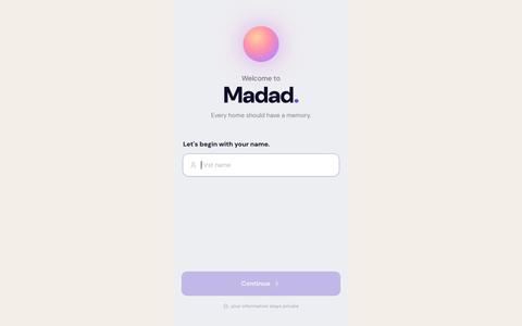 Madad Home — screenshot