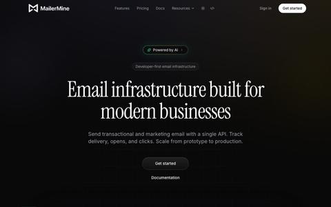 Mailermine — screenshot