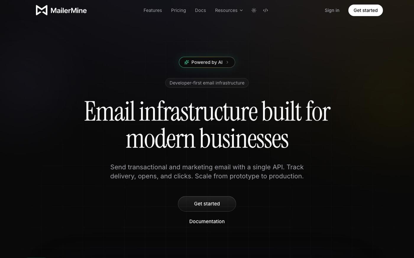 Mailermine — screenshot