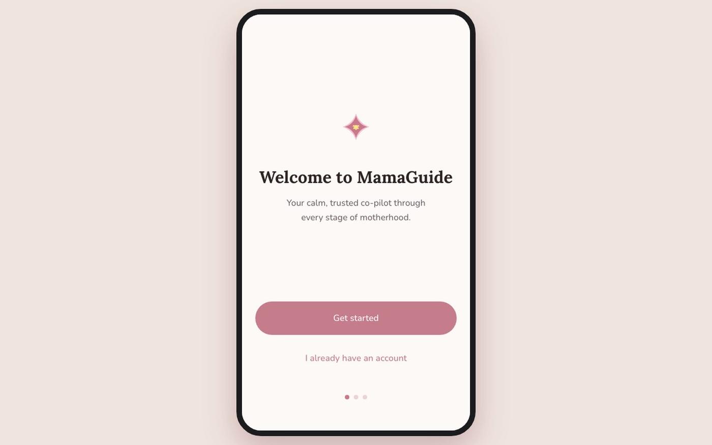MamaGuide — screenshot