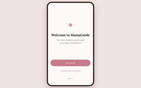 MamaGuide — screenshot
