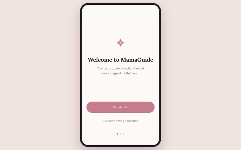 MamaGuide — screenshot