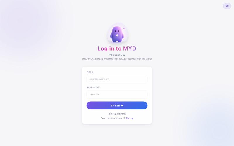MYD — Map Your Day — screenshot