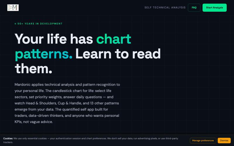 mardonic — Candlestick Chart for Life | Self Technical Analysis & Pattern Recogn — screenshot