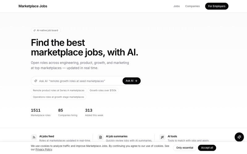 Marketplace Jobs — screenshot
