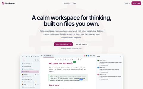 Marktwin | Think, discuss, decide, and work together — screenshot