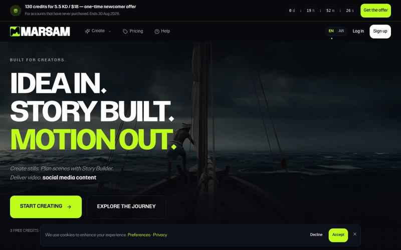 Marsam.ai — screenshot